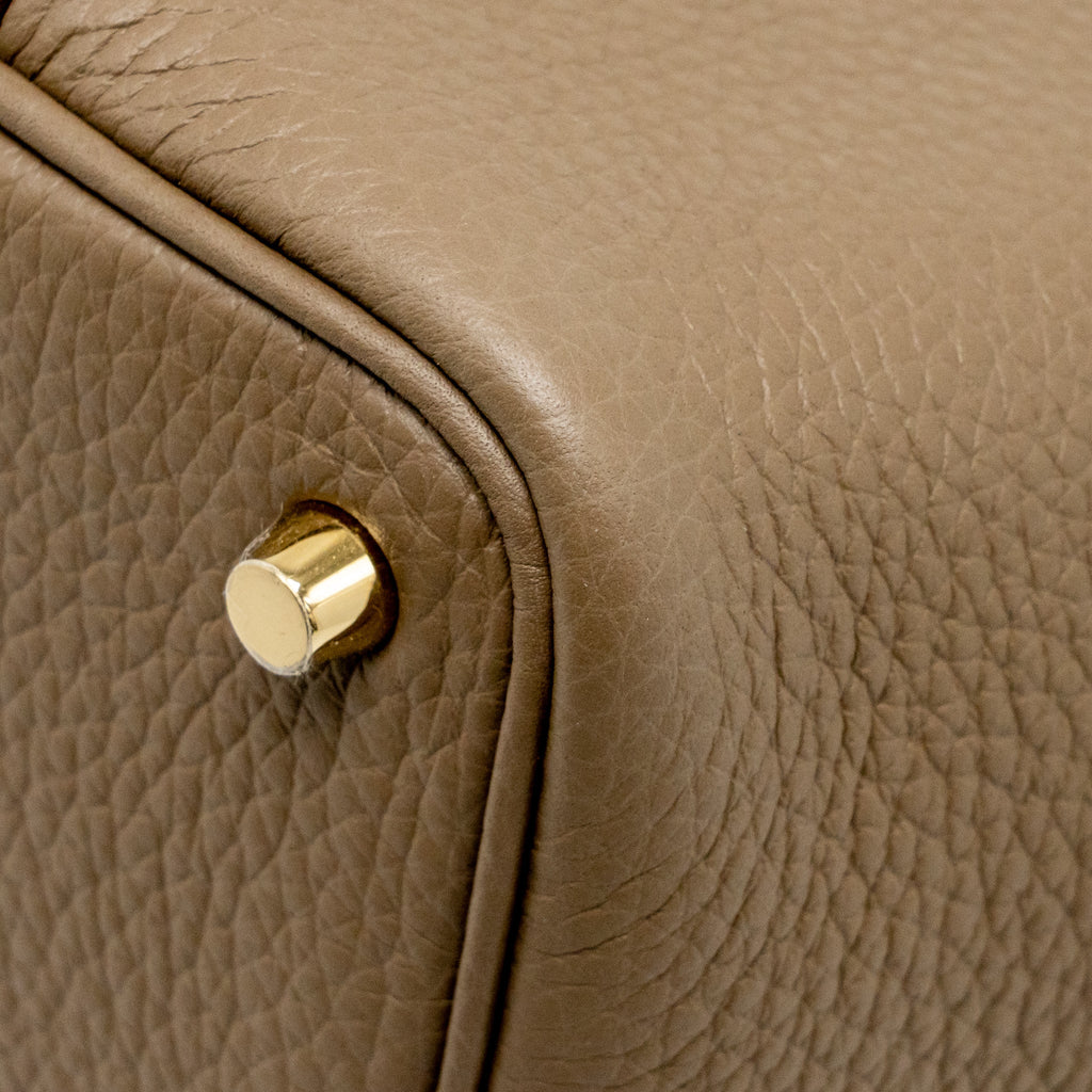 HERMES PICOTIN 18 LOCK BAG CLEMENCE ETOUPE GHW