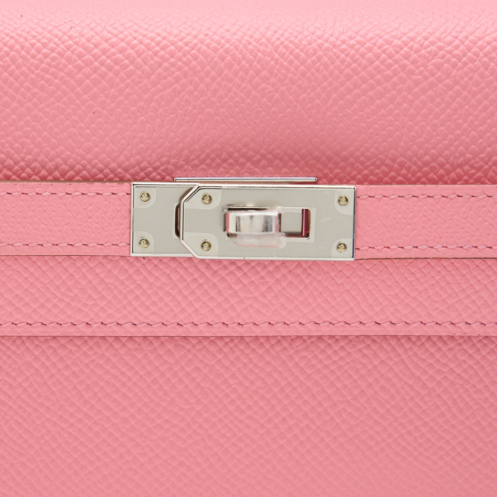 HERMES KELLY TO GO EPSOM 1Q ROSE CONFETTI SHW