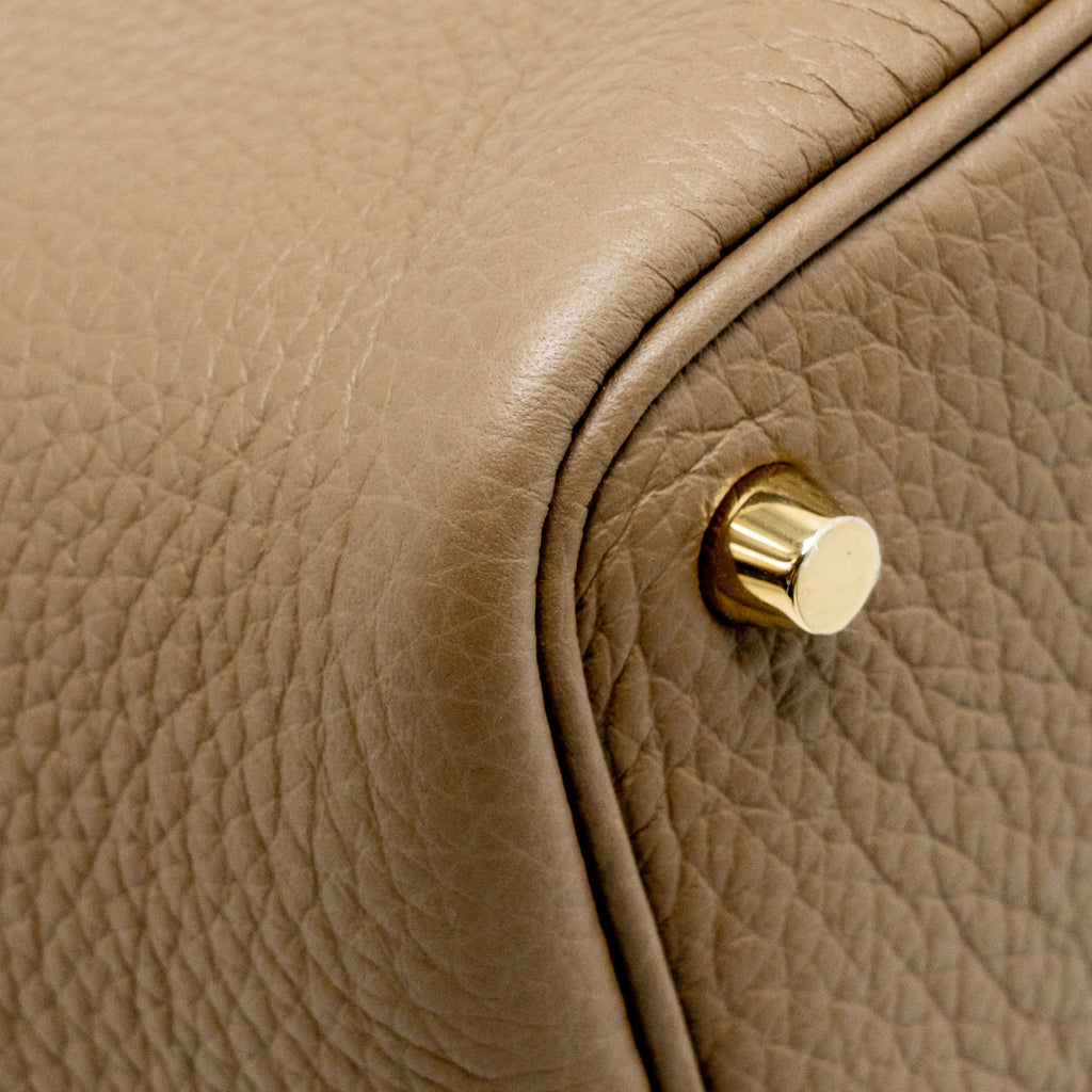 HERMES PICOTIN 18 LOCK BAG CLEMENCE ETOUPE GHW