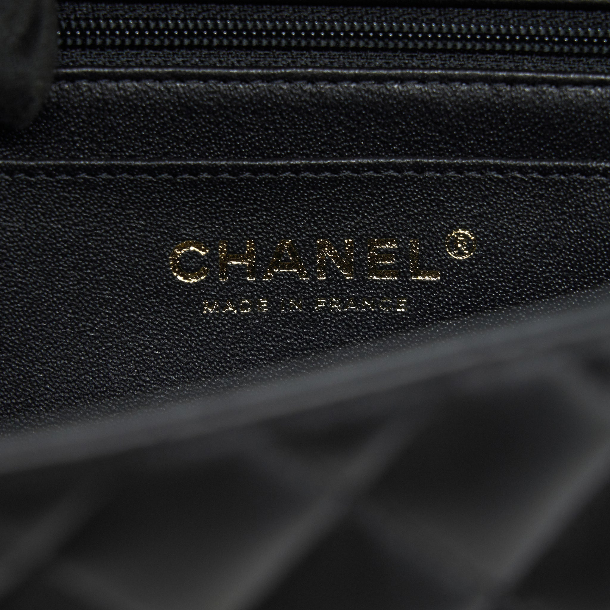 CHANEL 21K TOP HANDLE MINI RECTANGULAR FLAP BAG BLACK LGHW