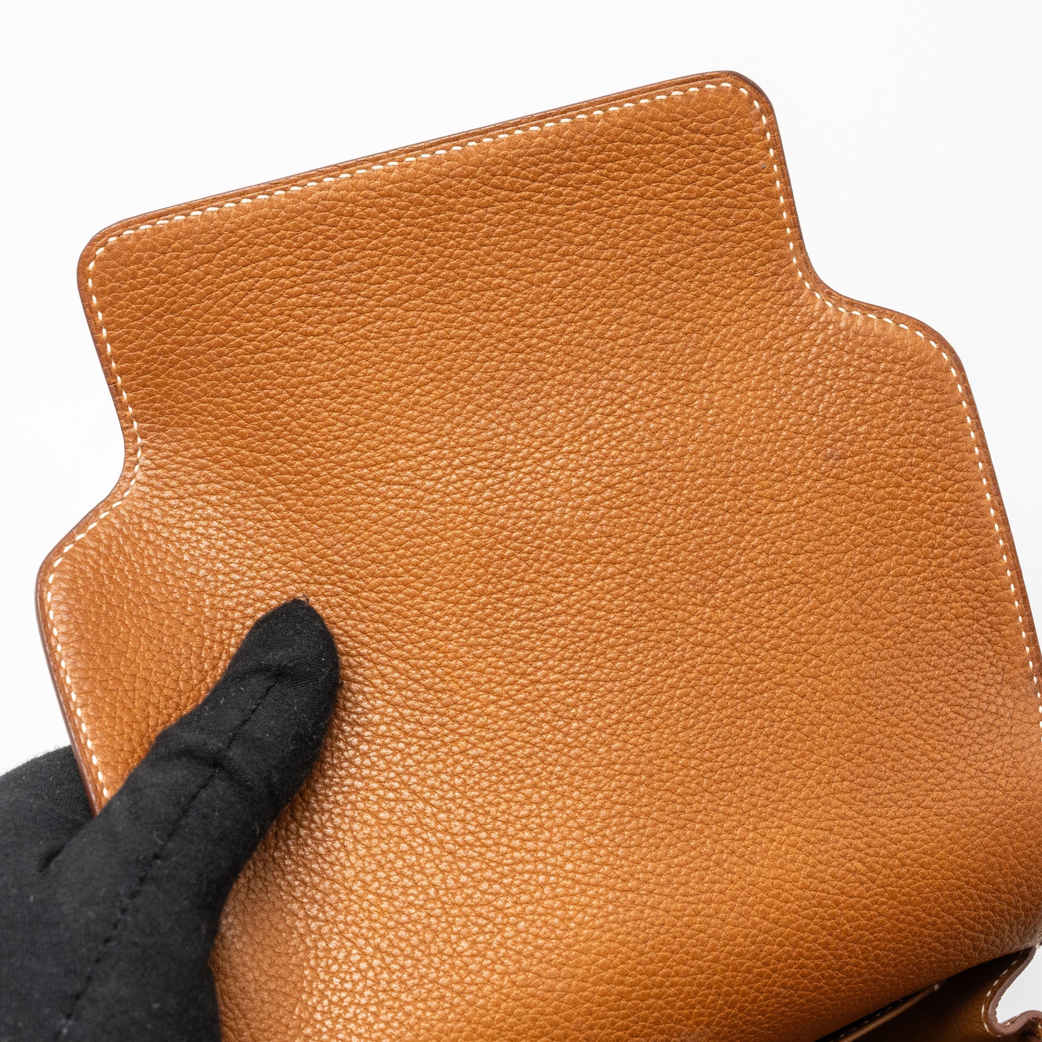 HERMES MINI ROULIS BARENIA FAUBOURG 34 FAUVE SHW