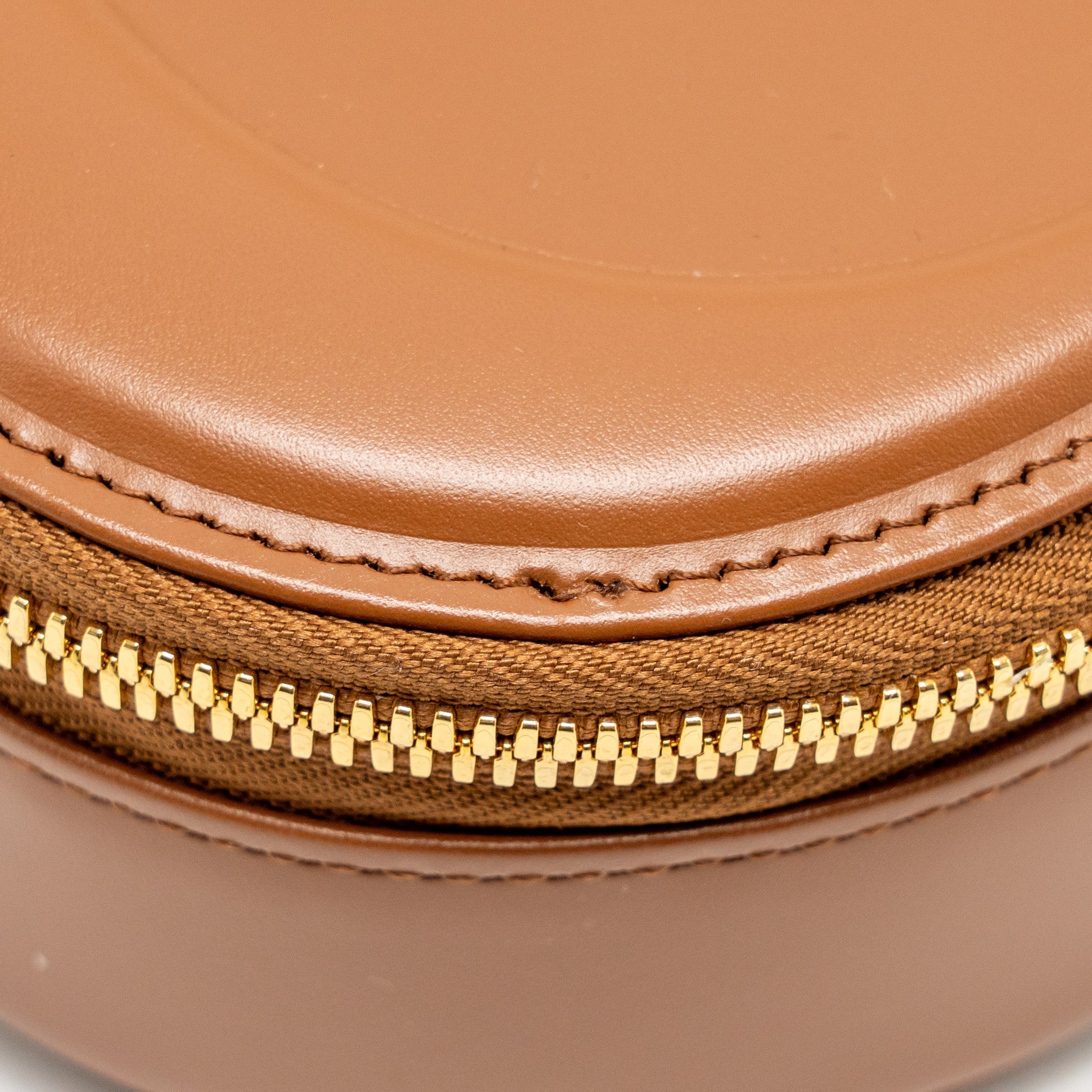 DIOR CD SIGNATURE POUCH WITH CHAIN CALFSKIN GOLDEN SADDLE GHW