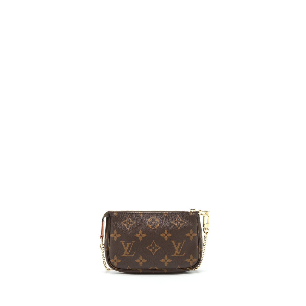 LOUIS VUITTON MINI POCHETTE ACCESSORIES YEAR 2020 MONOGRAM CANVAS