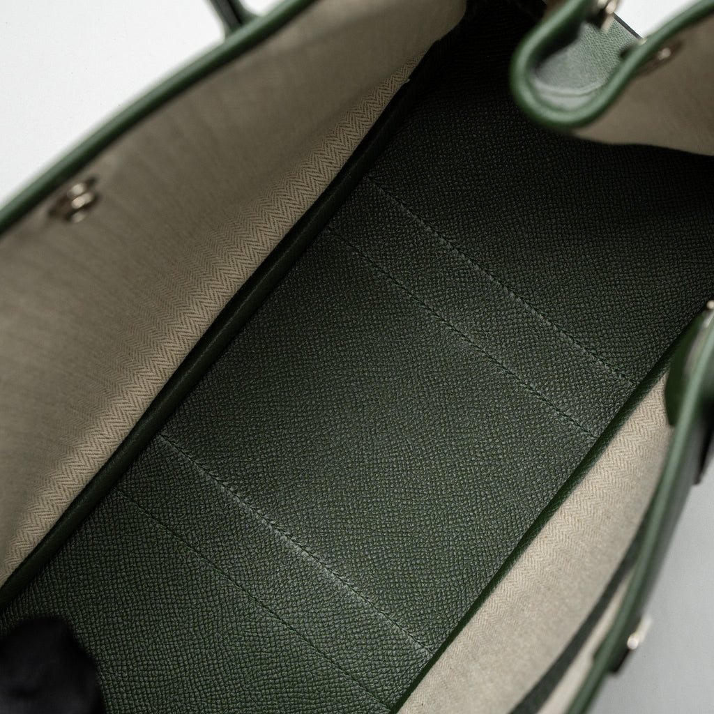 HERMES GARDEN PARTY 30 EPSOM VERT ANGLAIS SHW