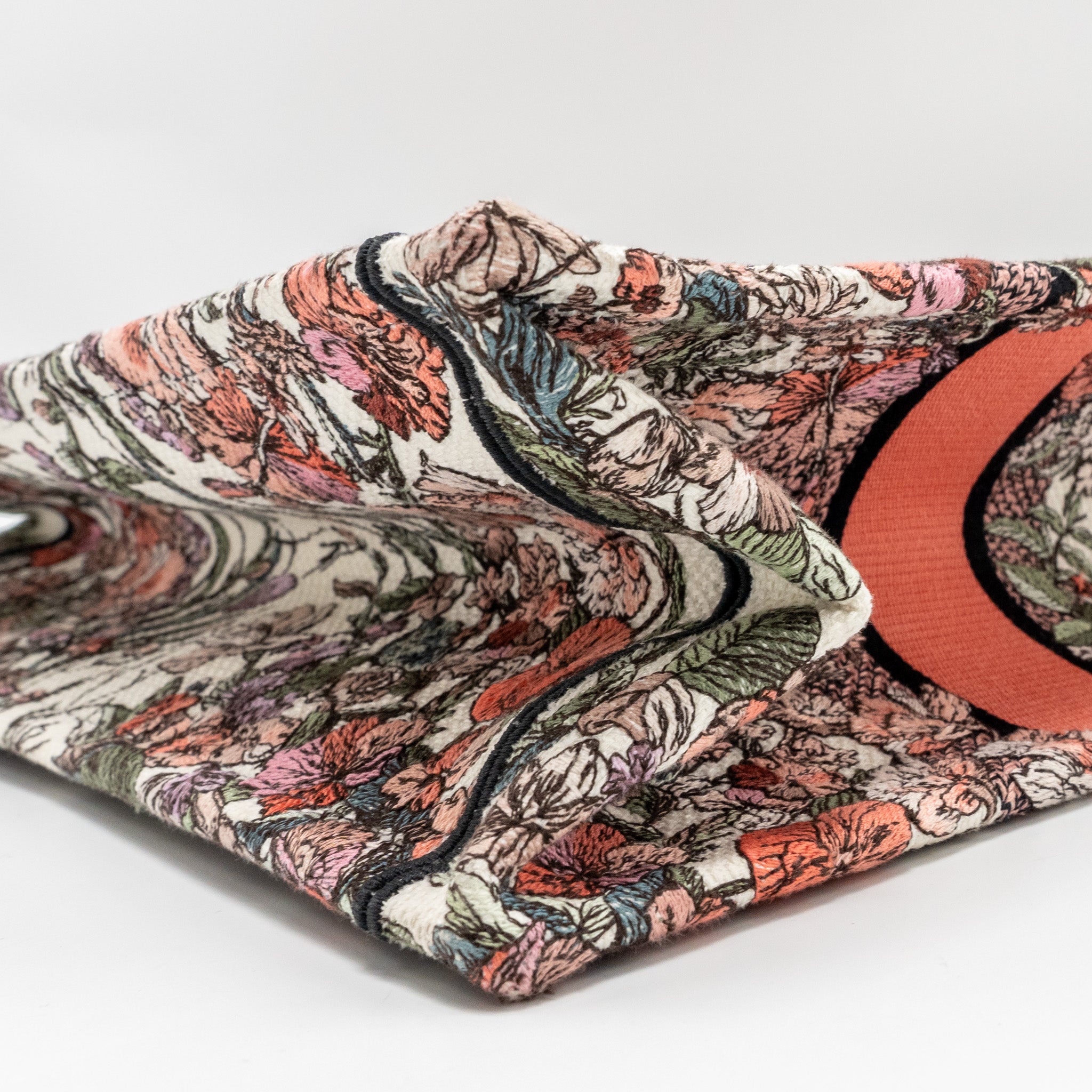DIOR MEDIUM BOOK TOTE LIMITED EDITION CANVAS MULTICOLOUR