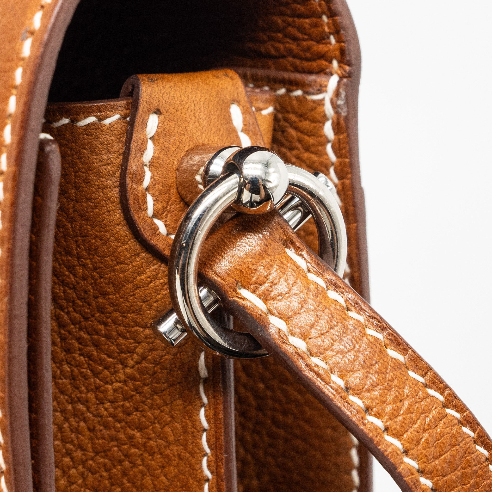 HERMES MINI ROULIS BARENIA FAUBOURG 34 FAUVE SHW