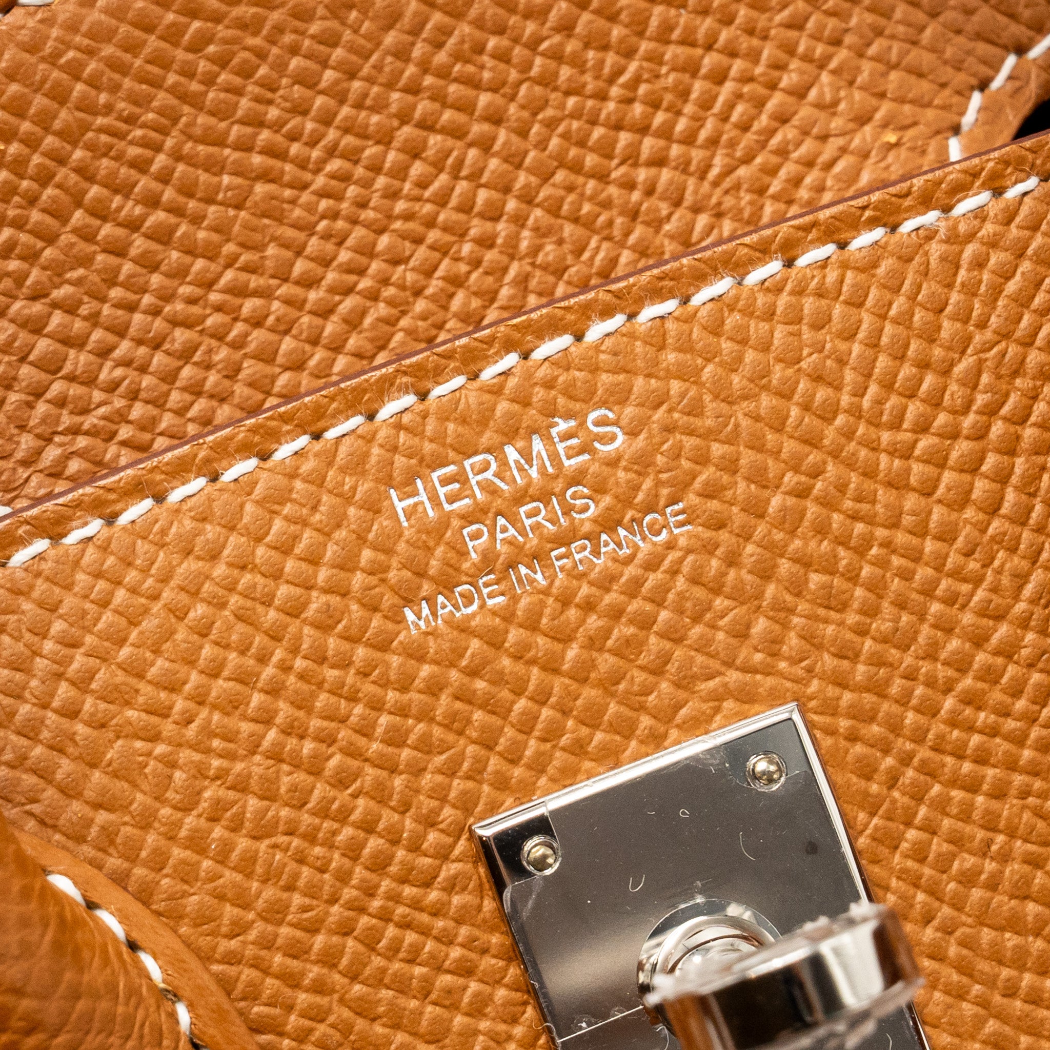 HERMES BIRKIN 25 SELLIER EPSOM GOLD SHW