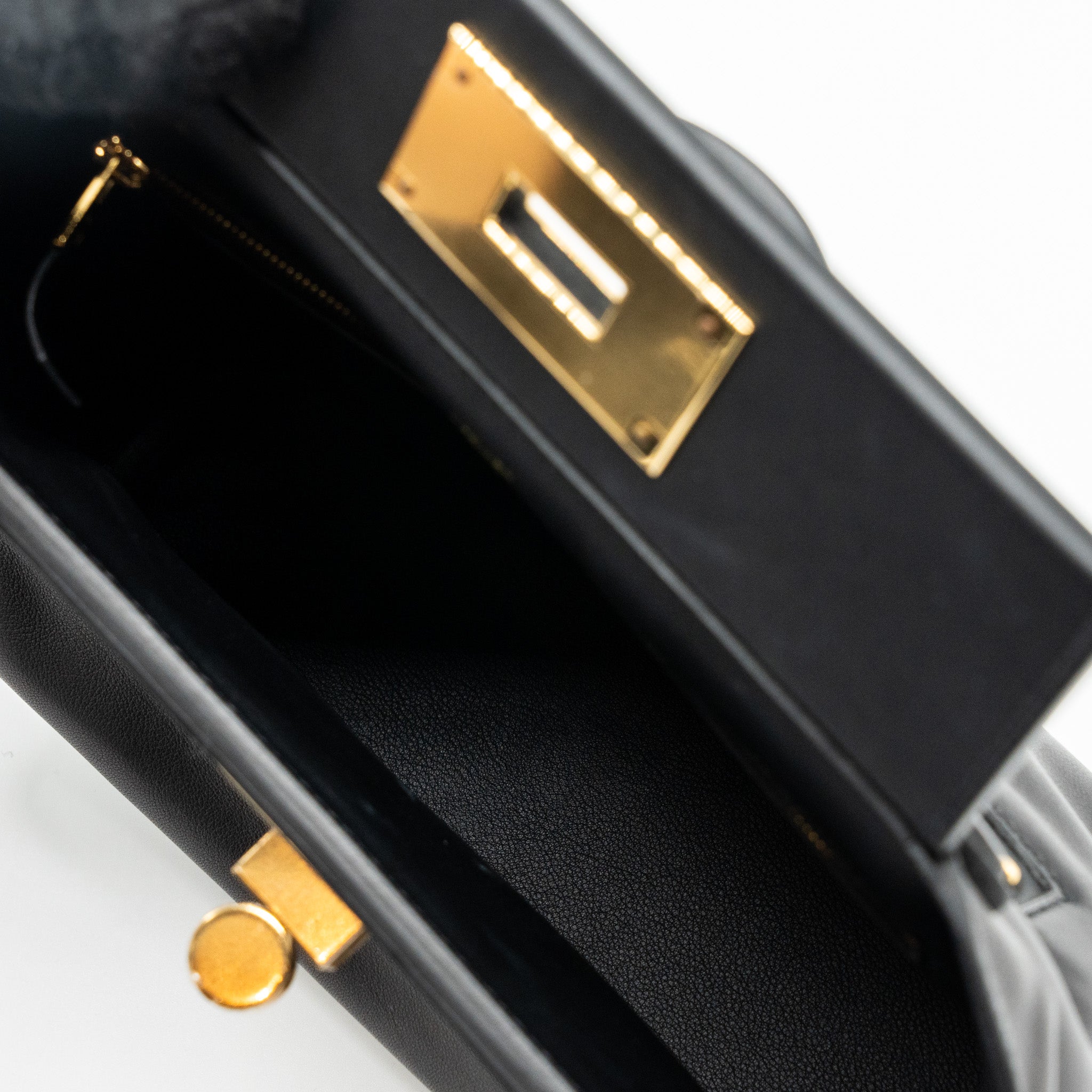 HERMES MINI 24/24 2424-21 BAG SWIFT / VOLUPTO BLACK GHW