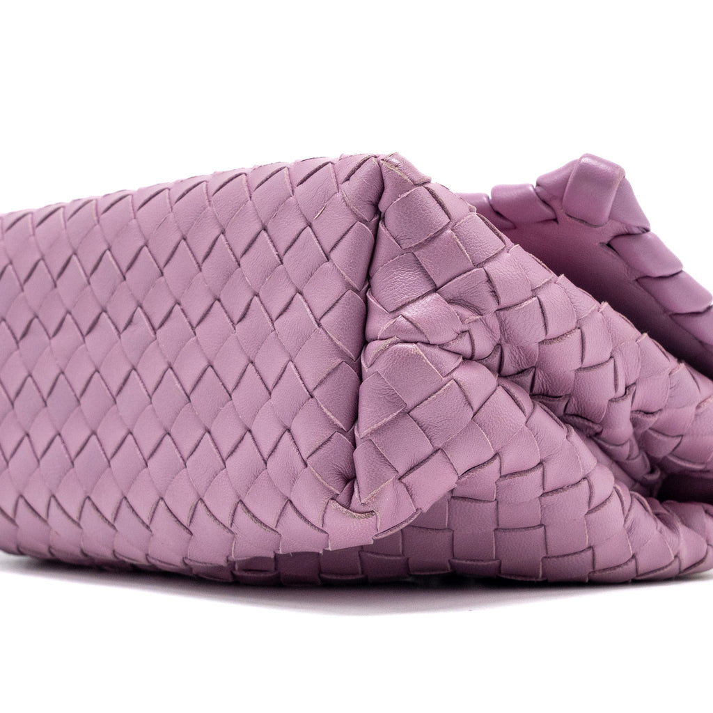 BOTTEGA VENETA OLYMPIA BAG LEATHER LIGHT PURPLE GHW