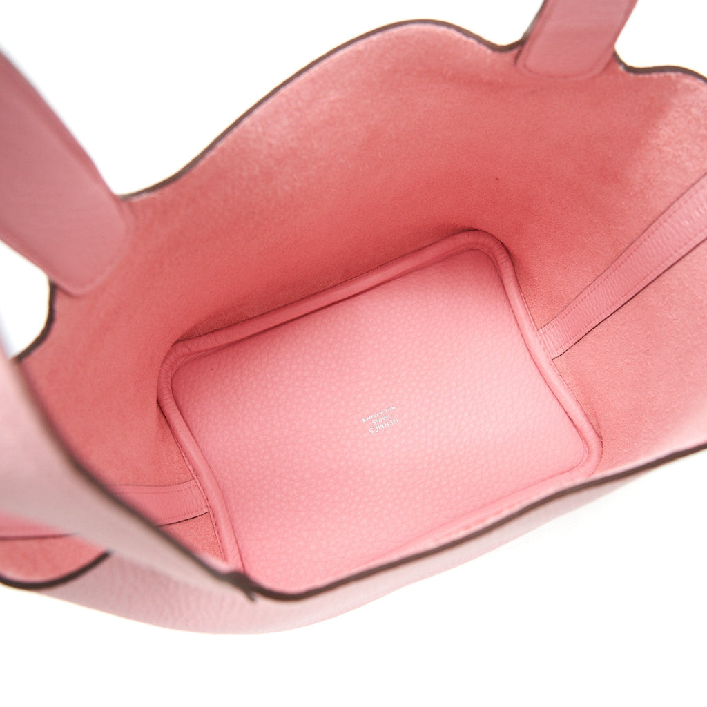 HERMES PICOTIN 18 LOCK BAG 3Q ROSE SAKURA SHW