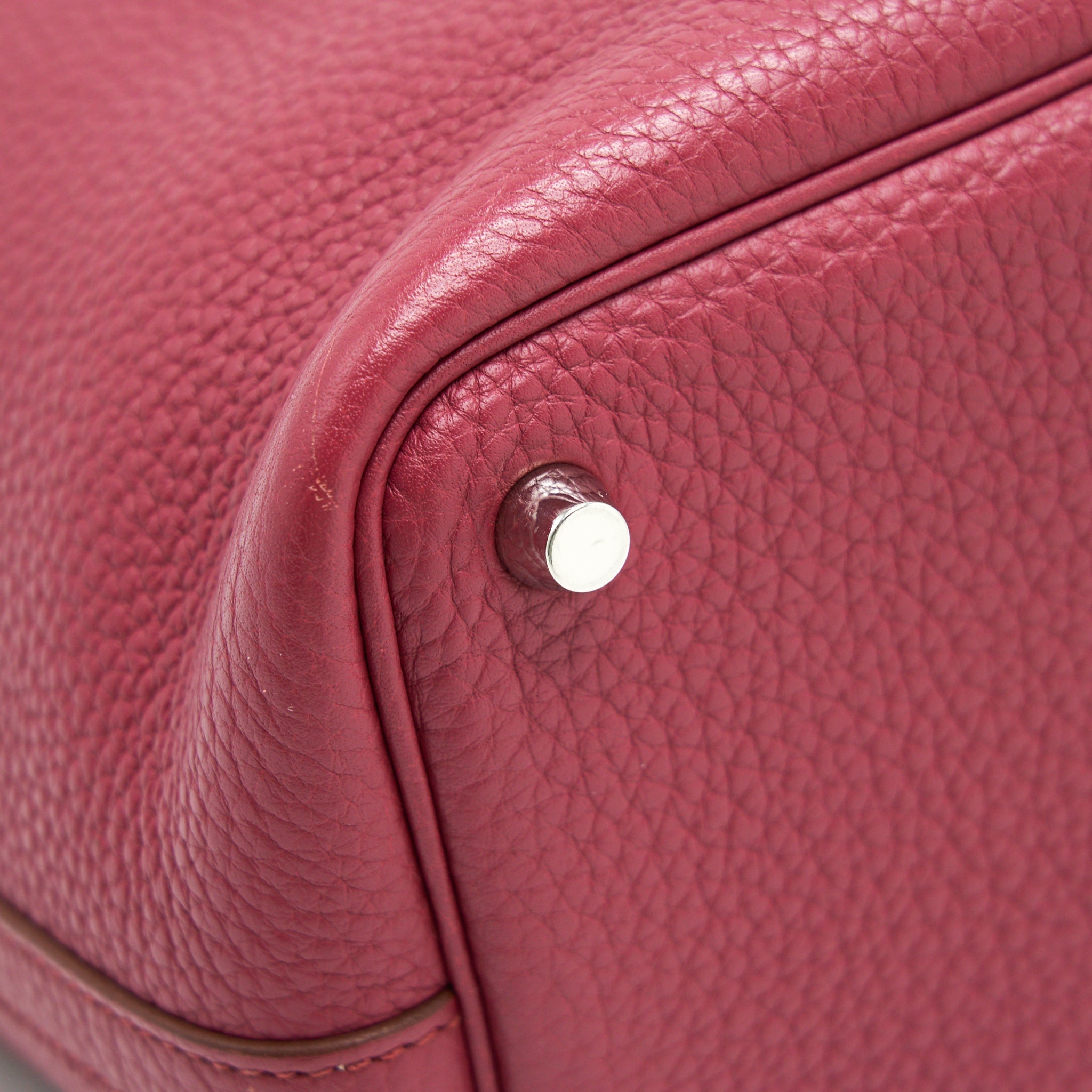 HERMES PICOTIN LOCK 18 DARK RED