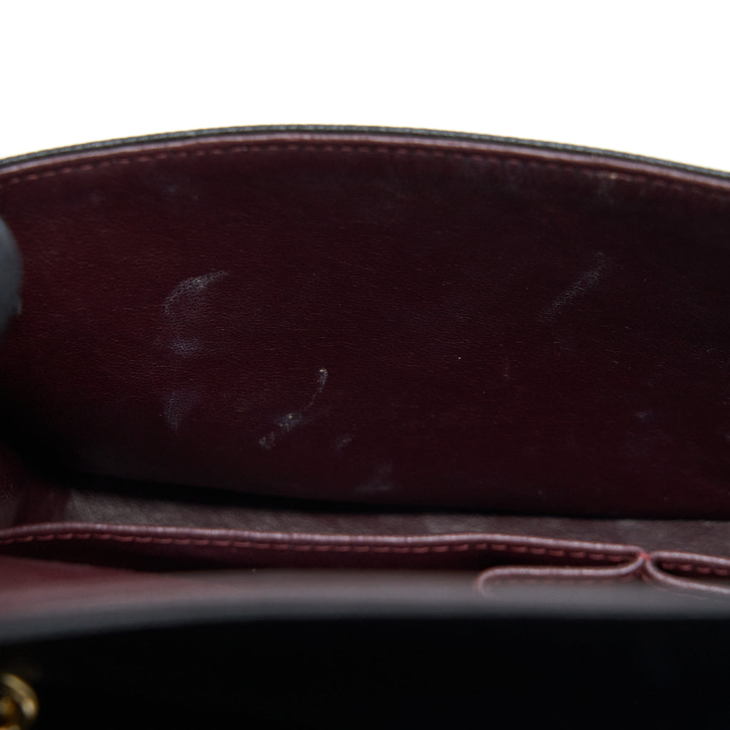 CHANEL MEDIUM CLASSIC DOUBLE FLAP BAG CAVIAR BLACK GHW