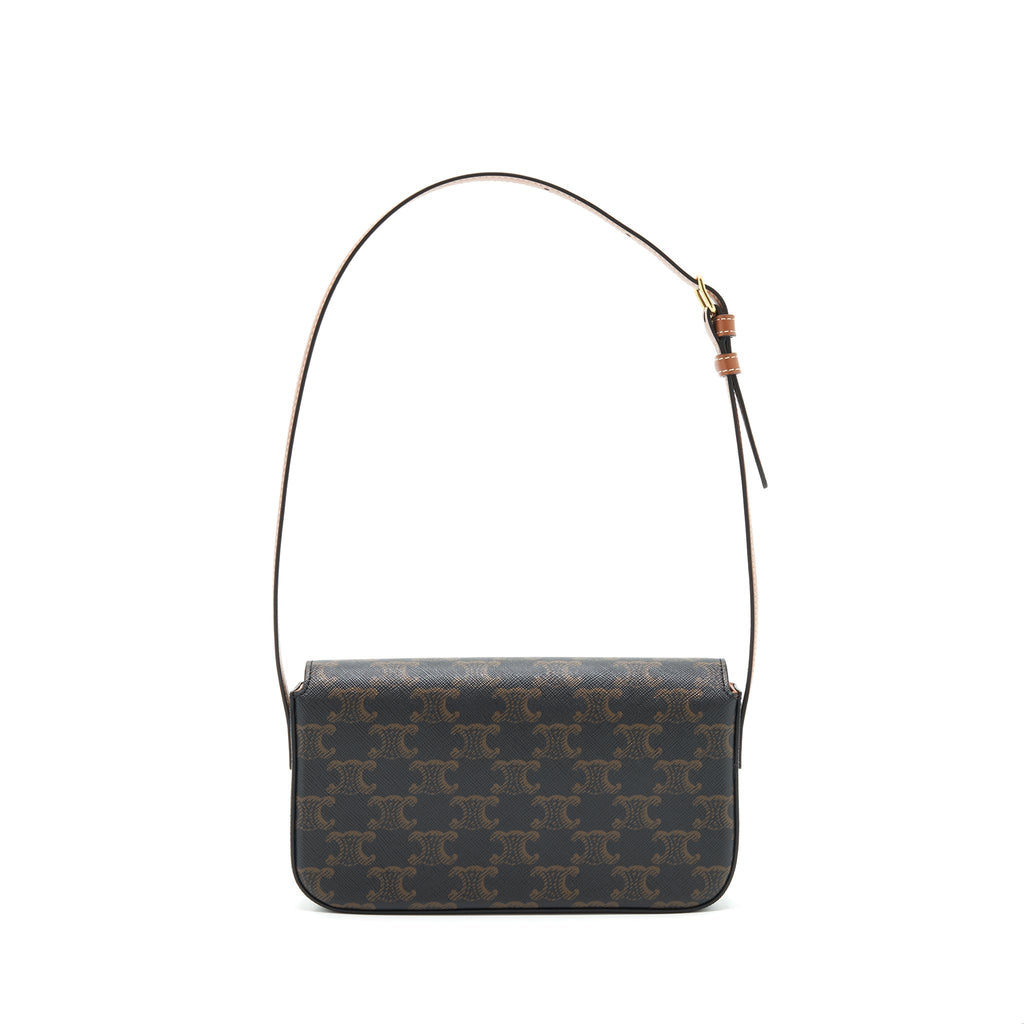 CELINE TRIOMPHE SHOULDER BAG GHW