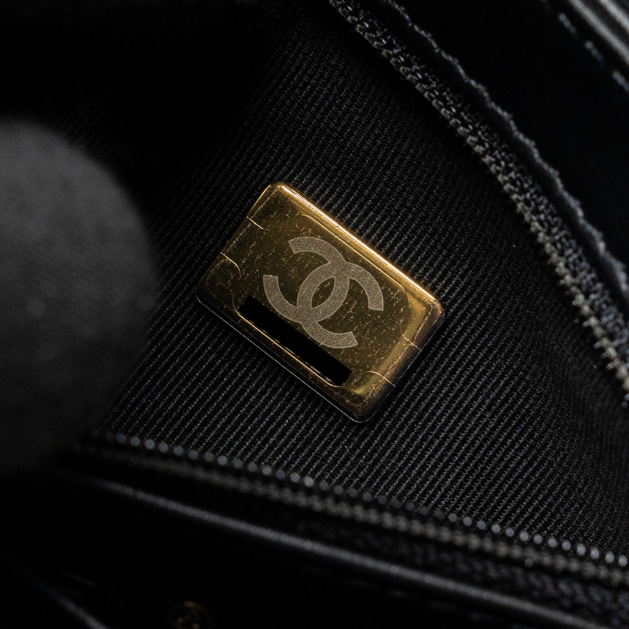 CHANEL MINI KELLY SHOPPING TOTE BAG CALFSKIN GHW (MICROCHIP)