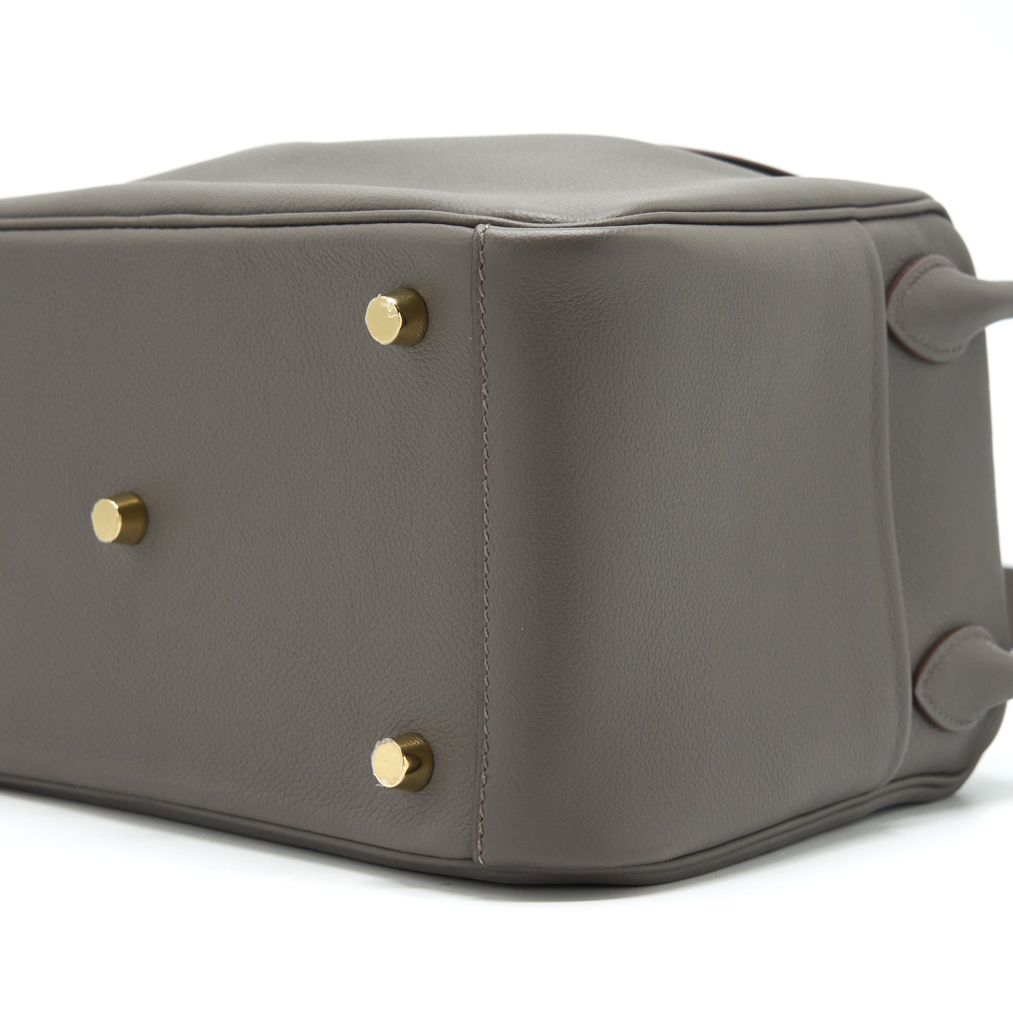 HERMES LINDY 26 EVERCOLOR 8F GRIS ETAIN GHW
