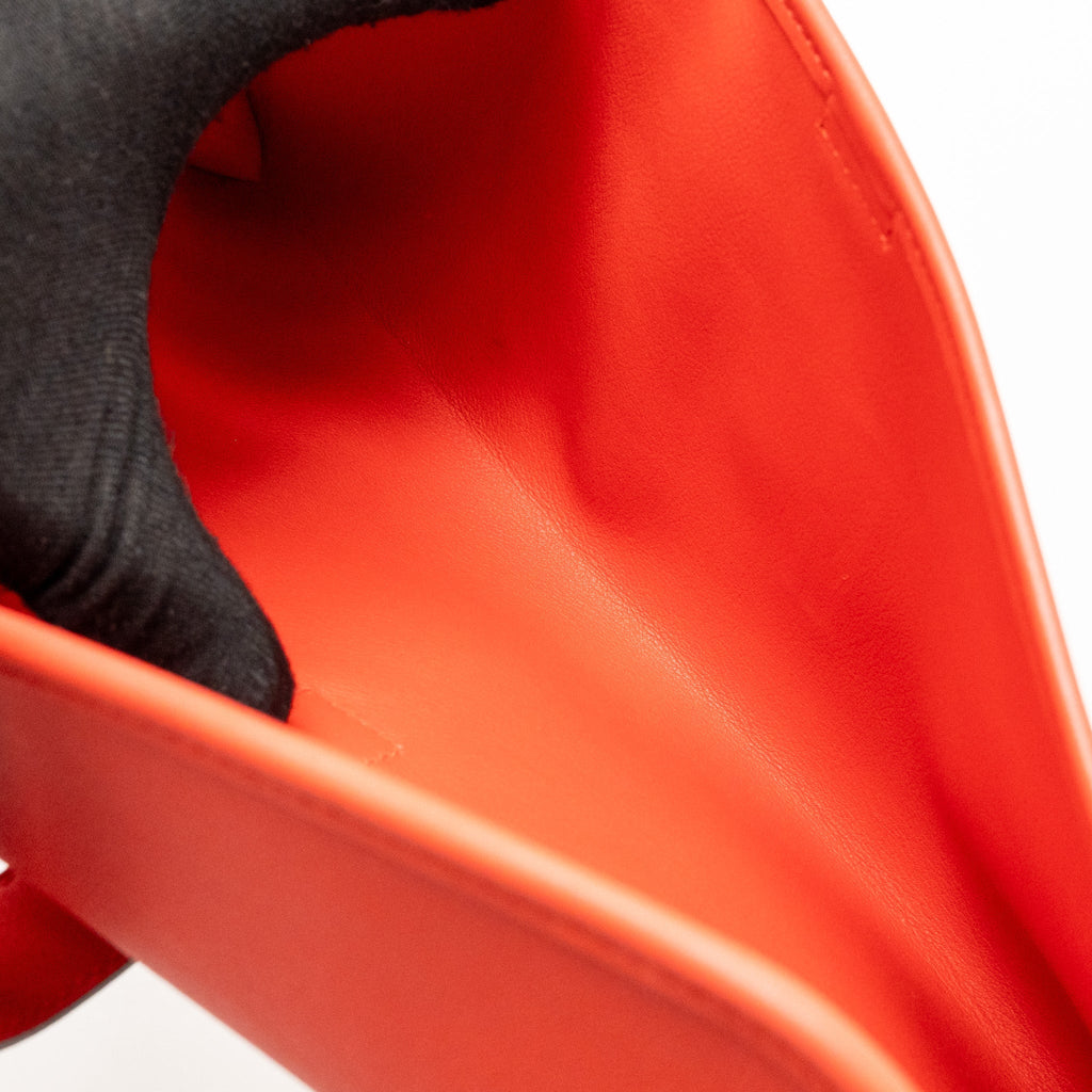HERMES JIGE ELAN 29 SWIFT LEATHER S5 ROUGE TOMATE