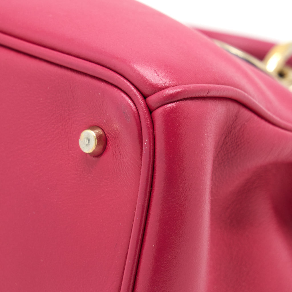 DIOR DIORISSIMO SMALL TOTE BAG PINK GHW