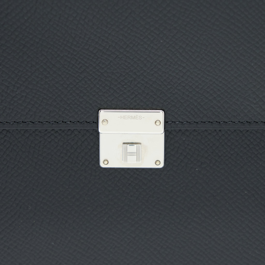 HERMES CLIC 16 WALLET EPSOM BLACK SHW