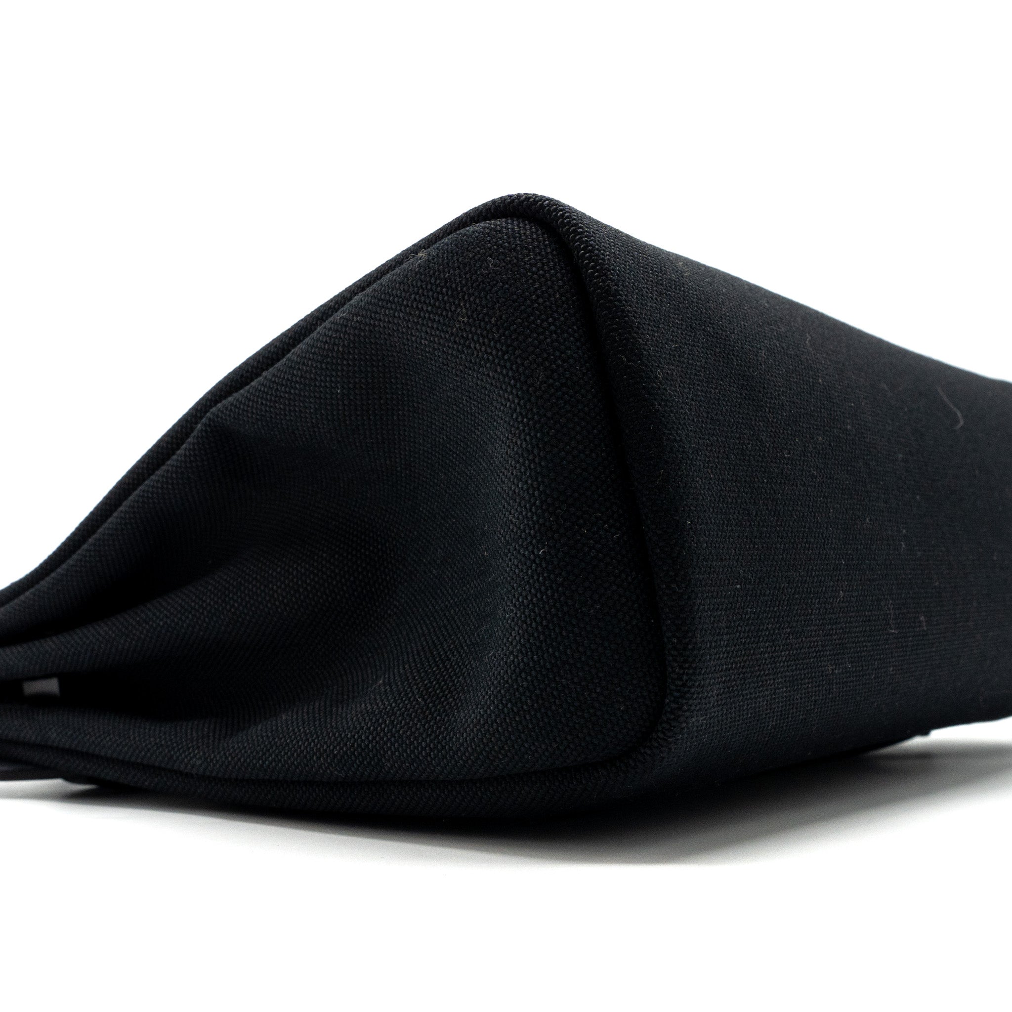 HERMES HERBAG ZIP 31 BAG CANVAS/ HUNTER LEATHER BLACK GHW