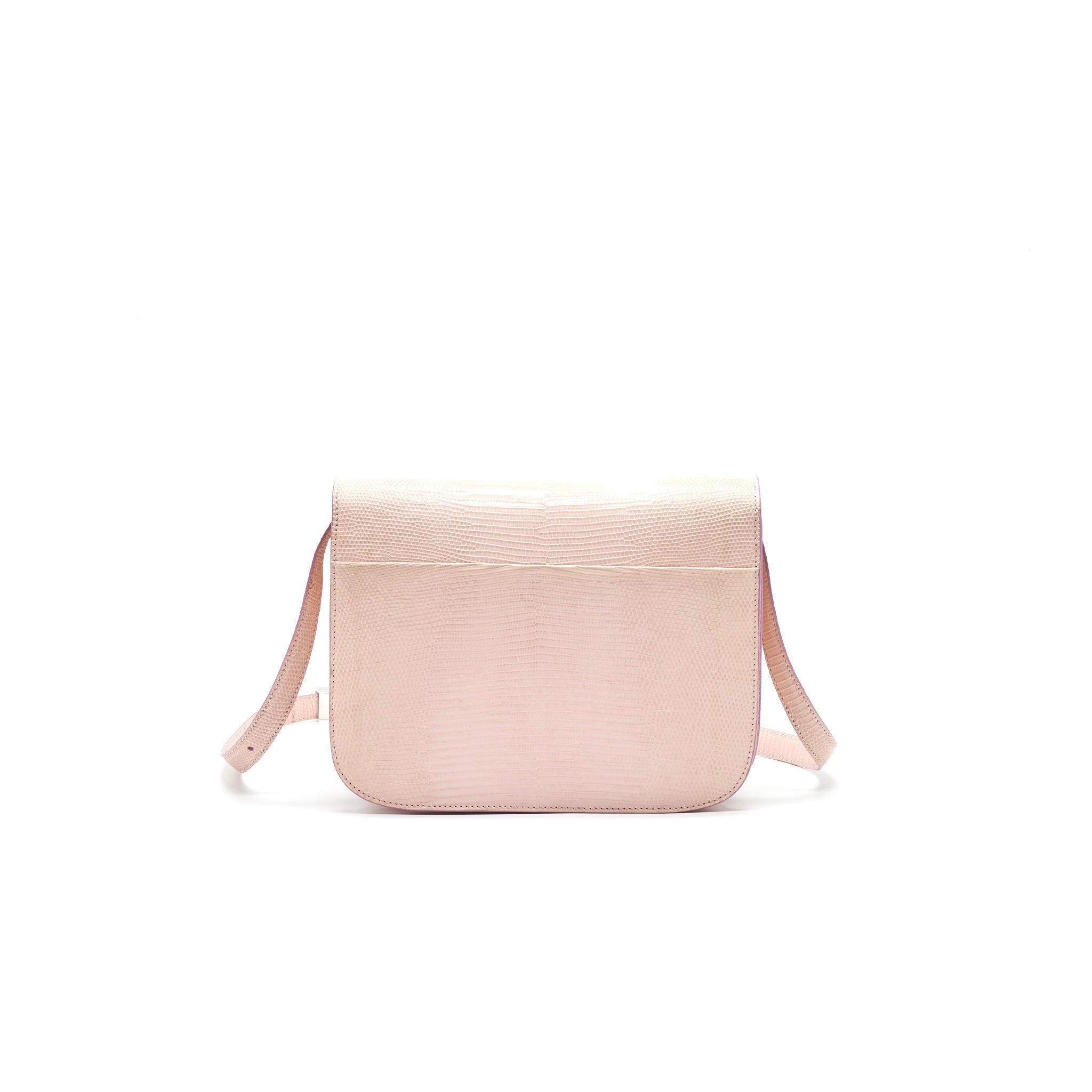 CELINE CLASSIC BAG IN LIZARD LIGHT PINK
