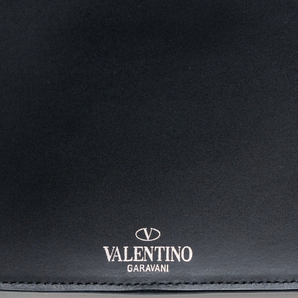 VALENTINO VLTN PRINT BELT BAG CALFSKIN BLACK/RED SHW