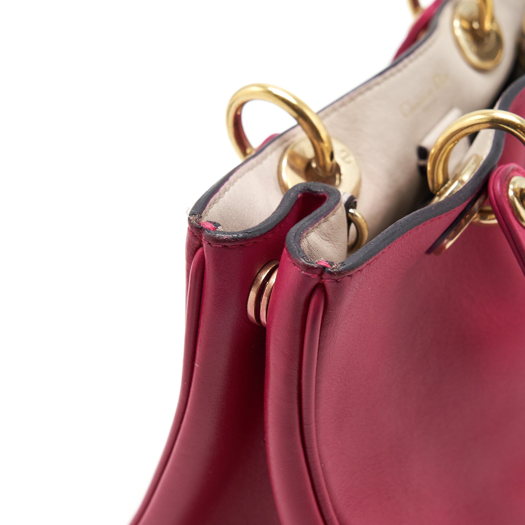 DIOR DIORISSIMO SMALL TOTE BAG PINK GHW