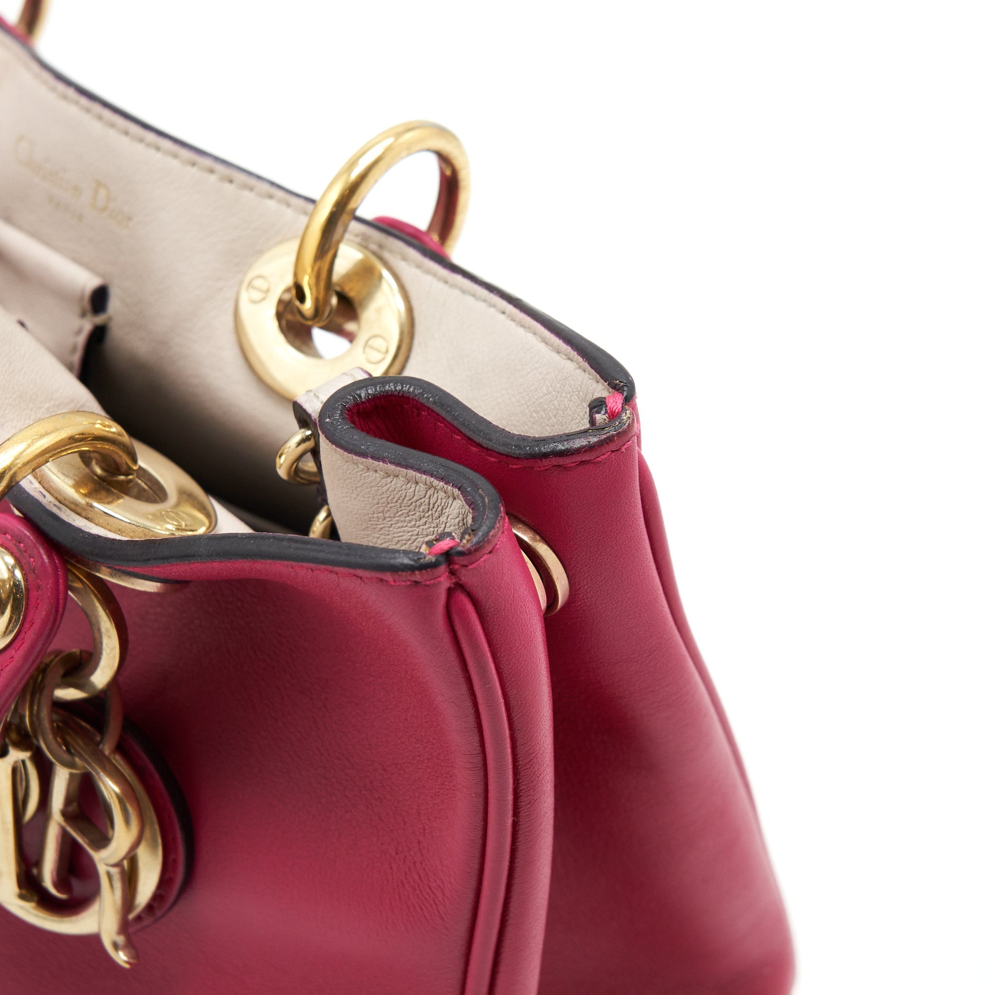 DIOR DIORISSIMO SMALL TOTE BAG PINK GHW
