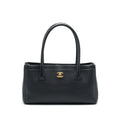 CHANEL EXECUTIVE CERF SMALL TOTE BAG CAVIAR BLACK WITH GHW