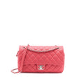 CHANEL EASY FLAP BAG CAVIAR PINK SHW