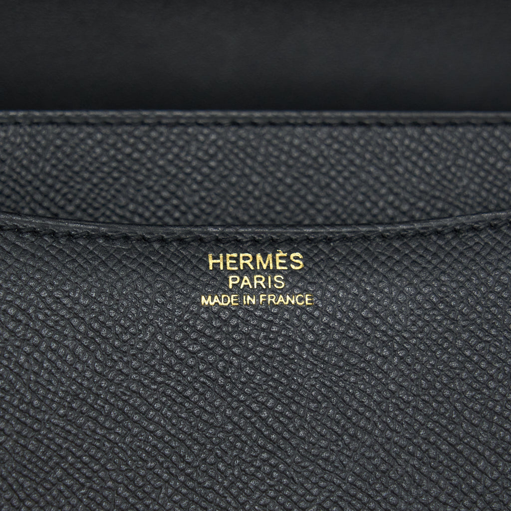 HERMES CONSTANCE 24 EPSOM BLACK RGHW