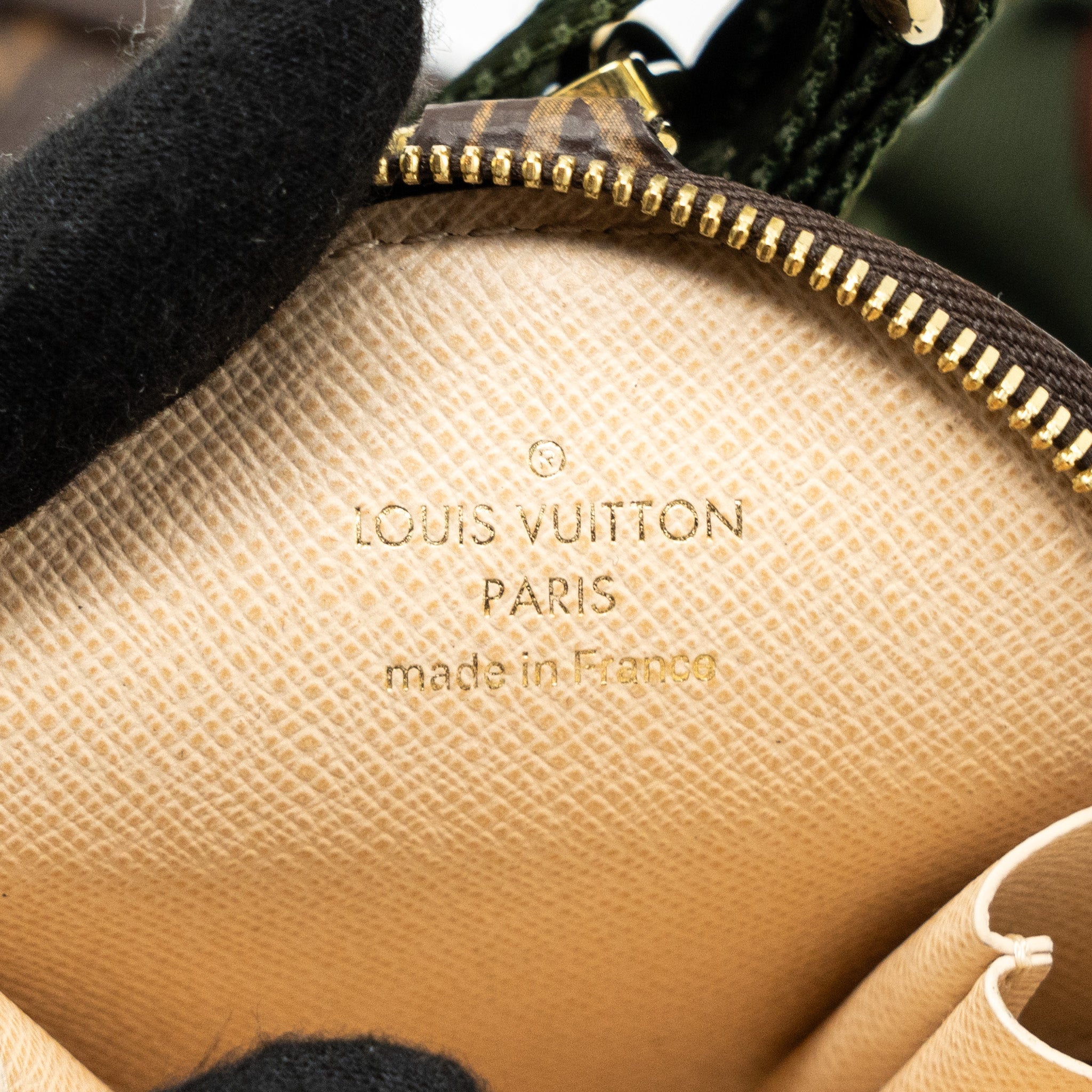 LOUIS VUITTON MULTI POCHETTE ACCESSORIES MONOGRAM CANVAS KHAKI GHW