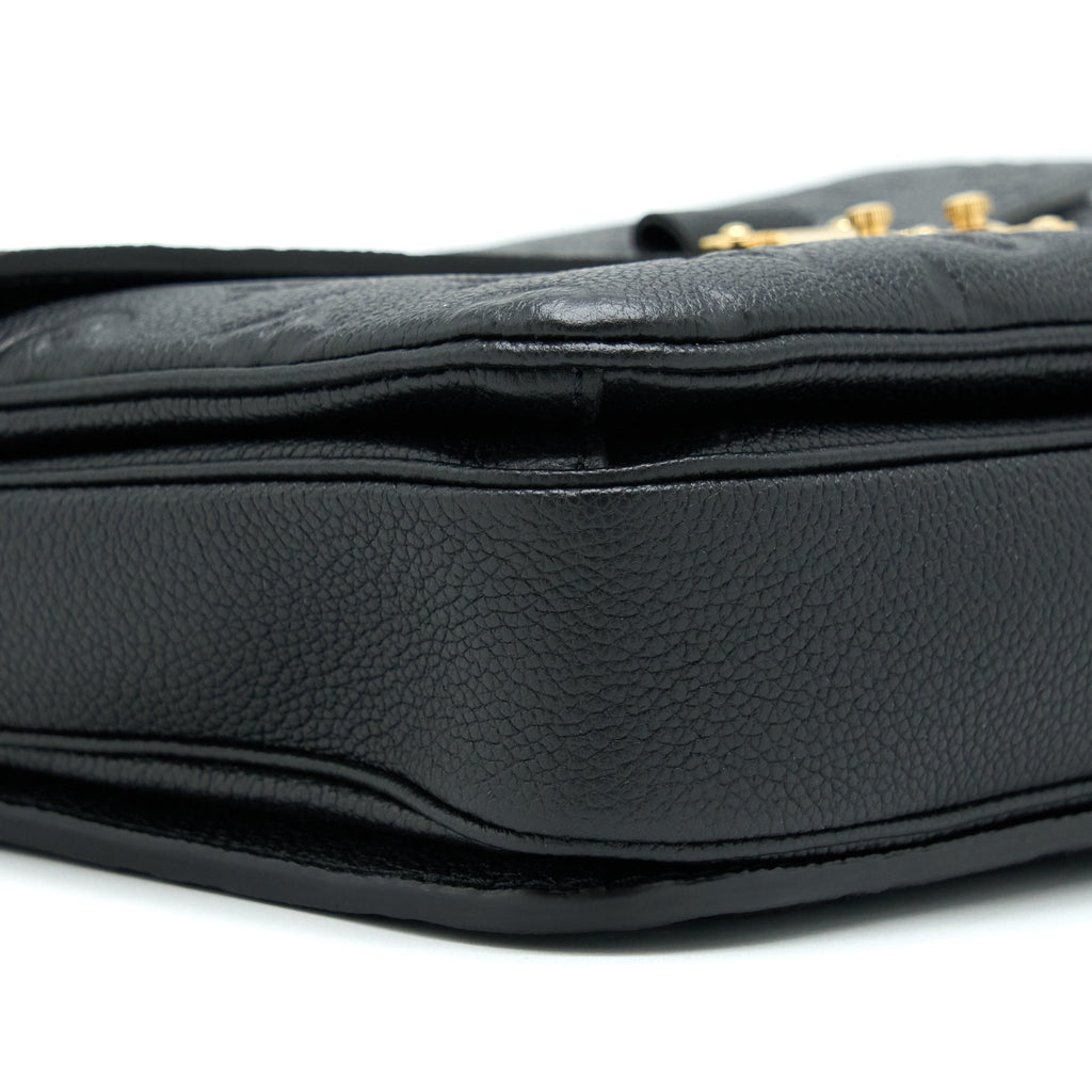 LOUIS VUITTON POCHETTE MÉTIS MONOGRAM EMPREINTE BLACK GHW