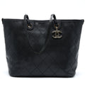 CHANEL TOTE BAG CAVIAR BLACK SHW