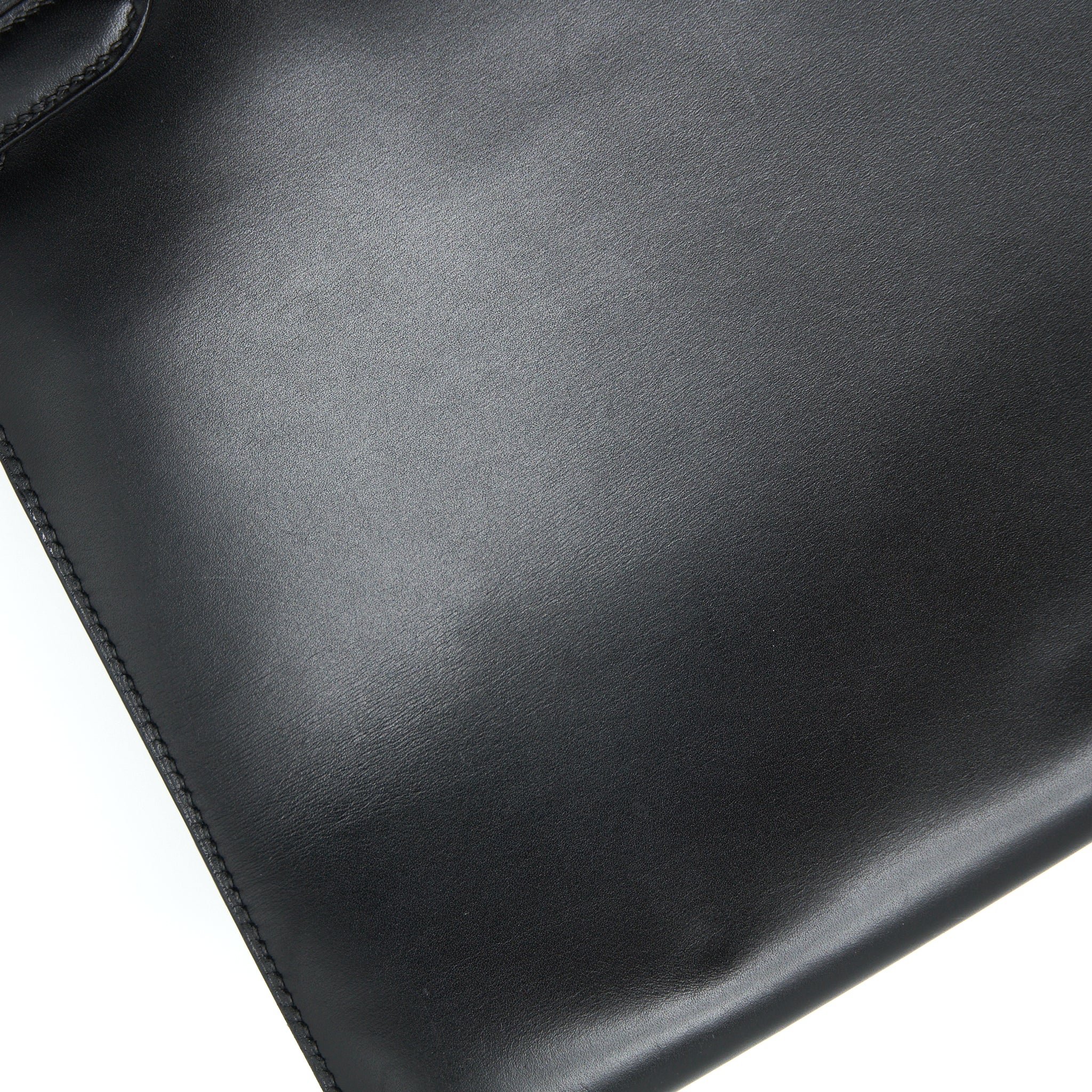 HERMES KELLY 32 BOX LEATHER BLACK GHW