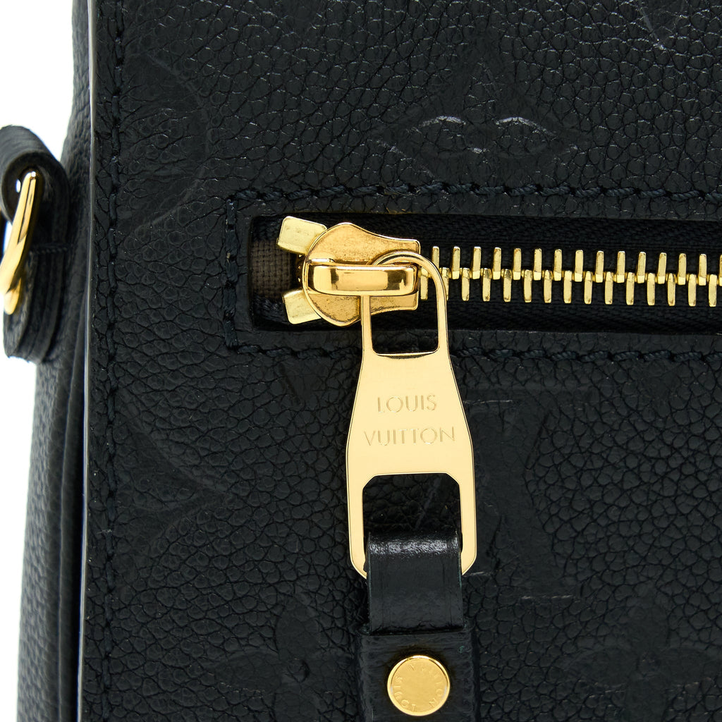 LOUIS VUITTON POCHETTE MÉTIS MONOGRAM EMPREINTE BLACK GHW