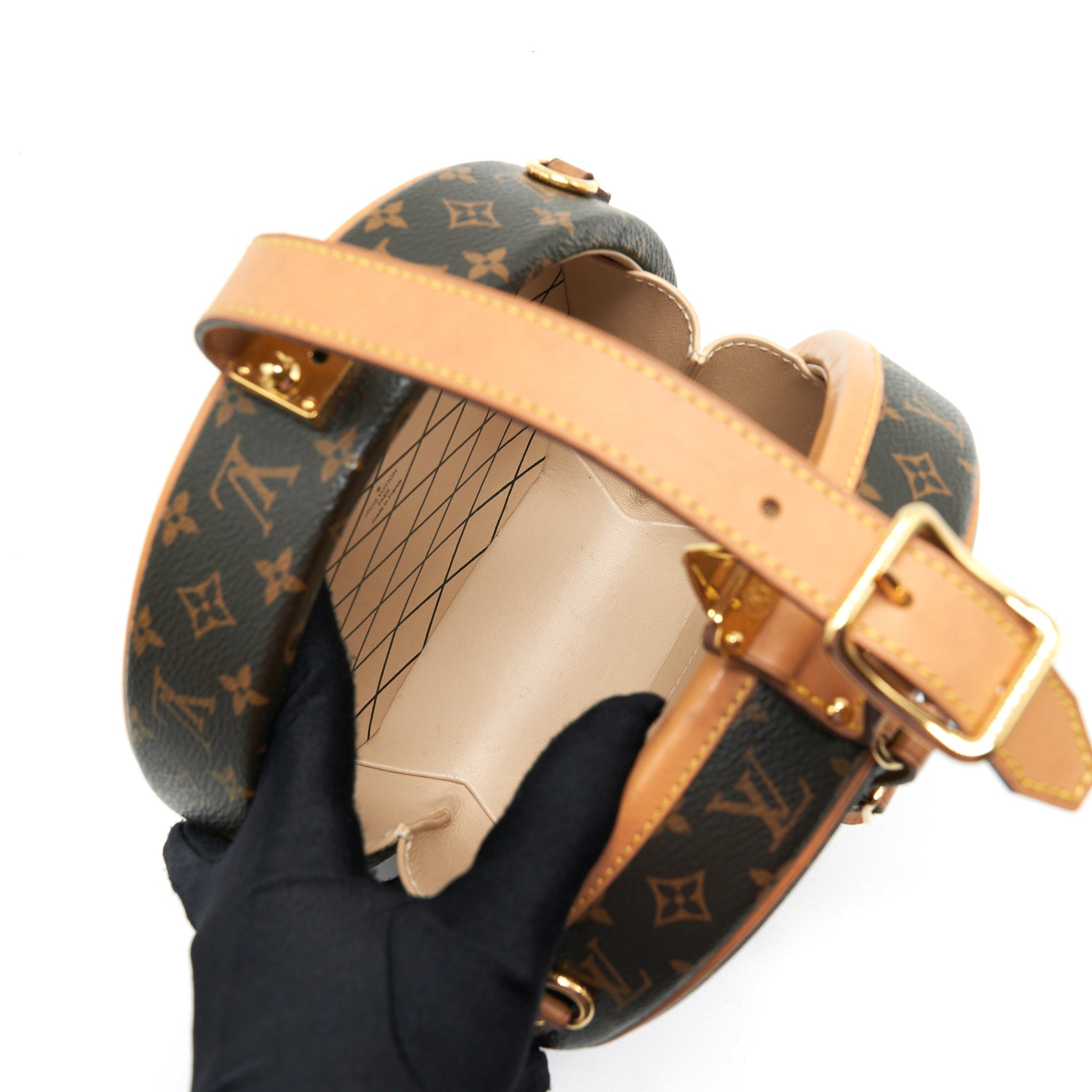 LOUIS VUITTON PETITE BOITE CHAPEAU MONOGRAM CANVAS GHW