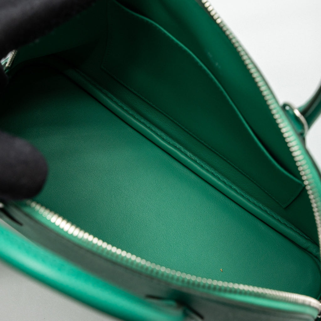 HERMES BOLIDE 25 EPSOM VERT JADE SHW