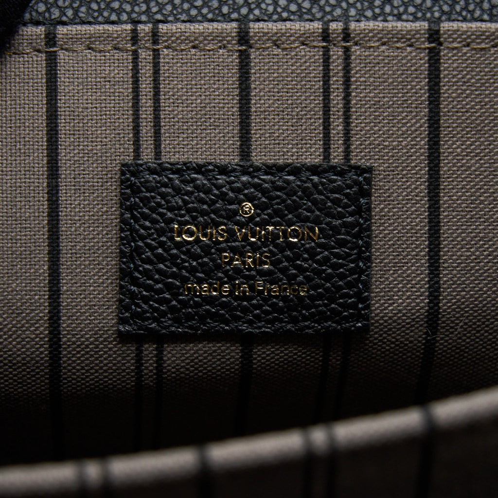 LOUIS VUITTON POCHETTE MÉTIS MONOGRAM EMPREINTE BLACK GHW