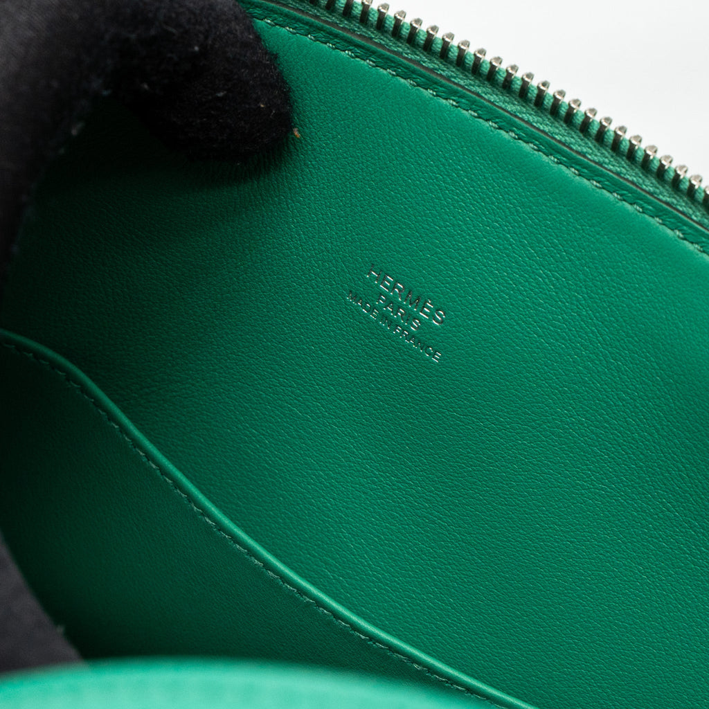 HERMES BOLIDE 25 EPSOM VERT JADE SHW