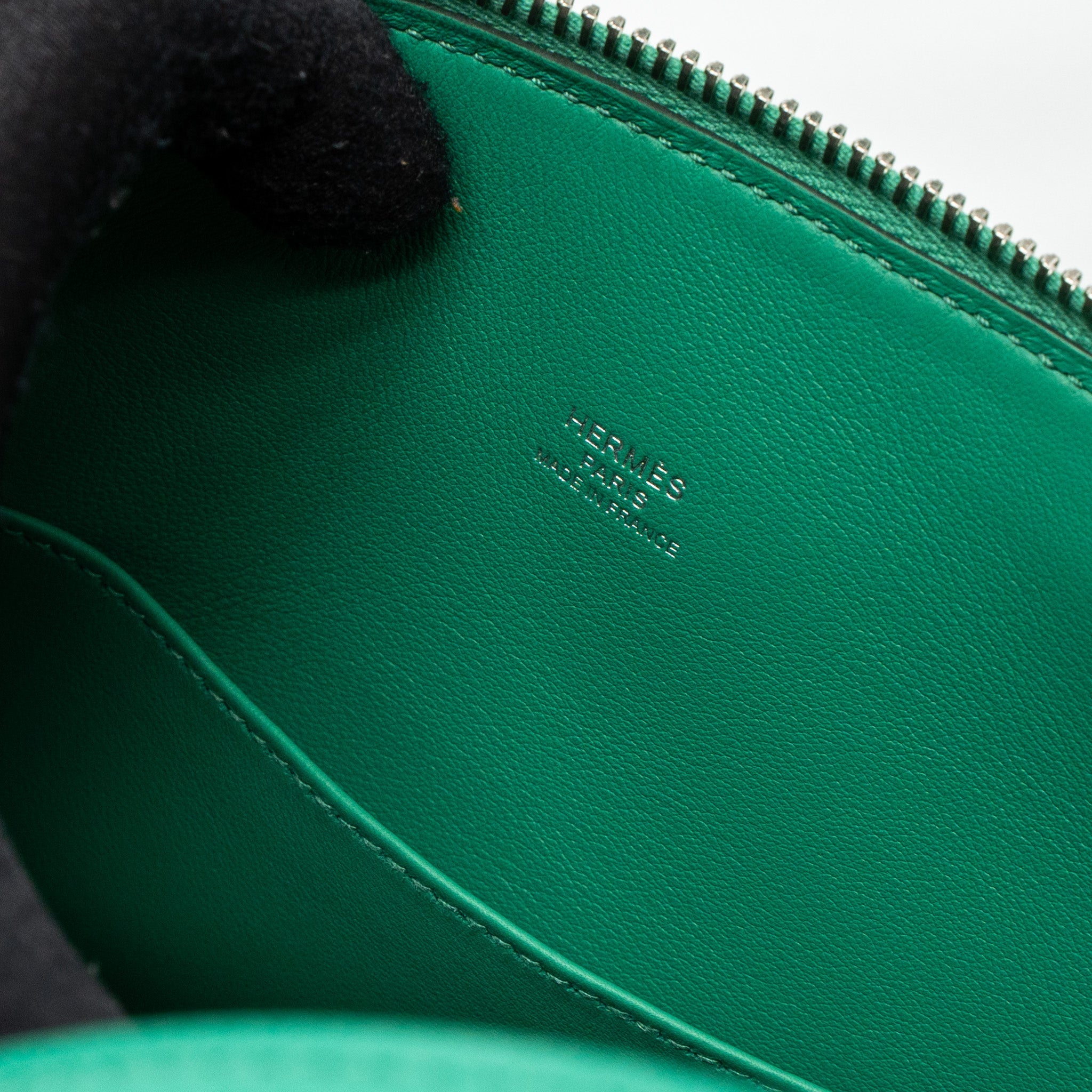 HERMES BOLIDE 25 EPSOM VERT JADE SHW