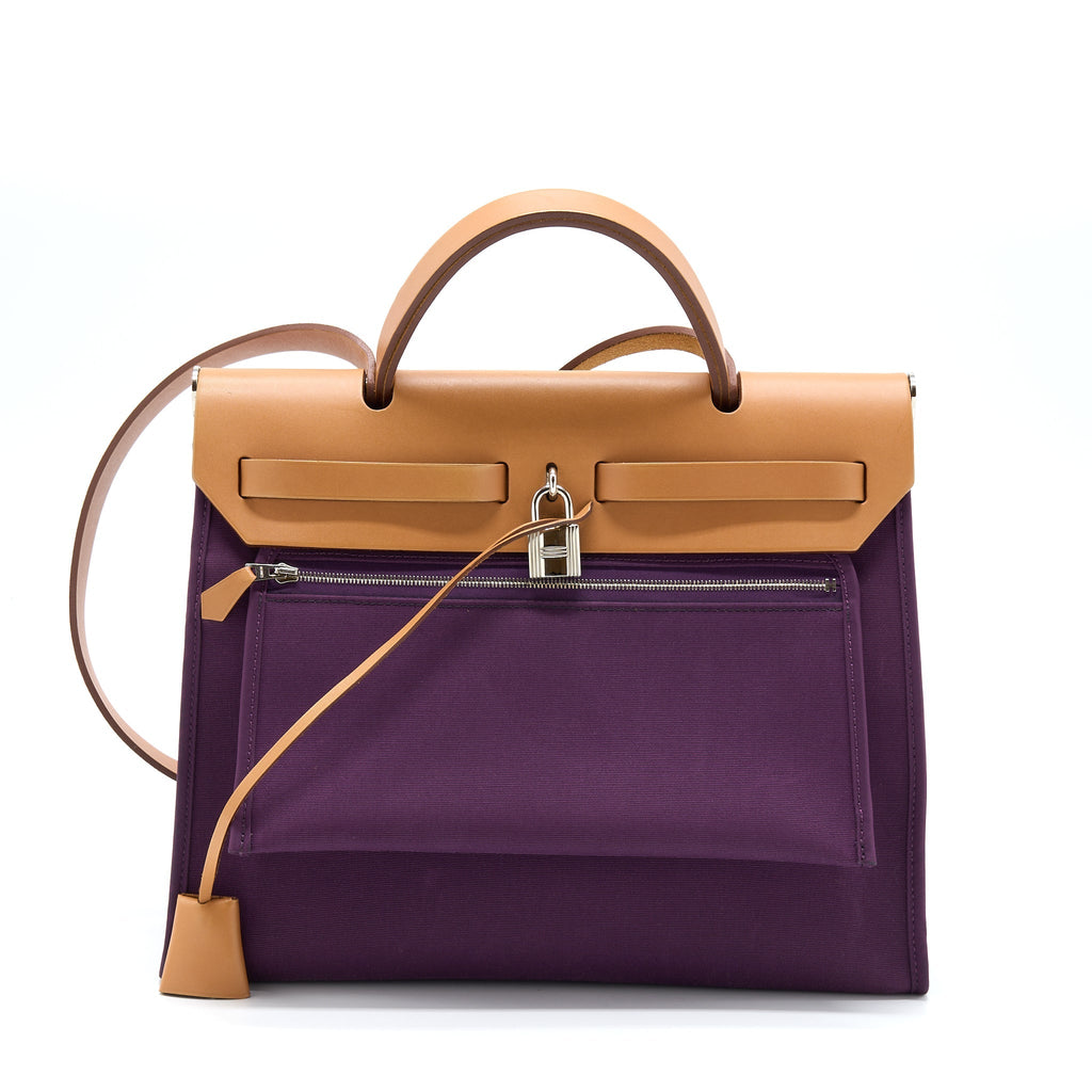 HERMES HERBAG ZIP 31 BAG CANVAS