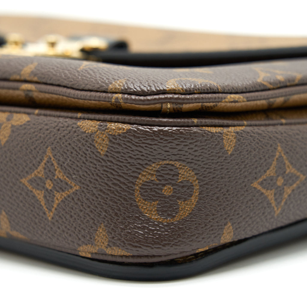 LOUIS VUITTON MONOGRAM REVERSE CANVAS POCHETTE METIS
