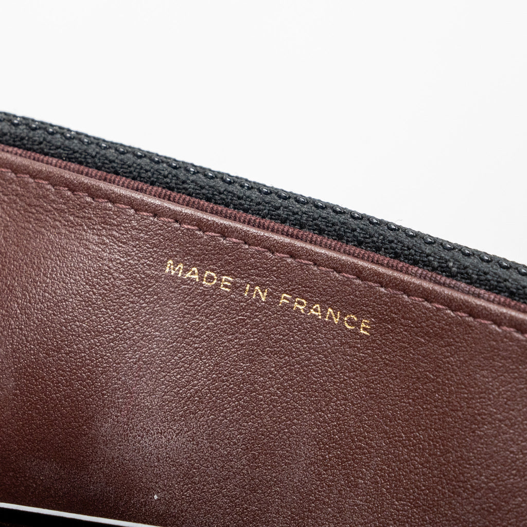 CHANEL CLASSIC WALLET ON CHAIN BLACK CAVIAR BLACK GHW