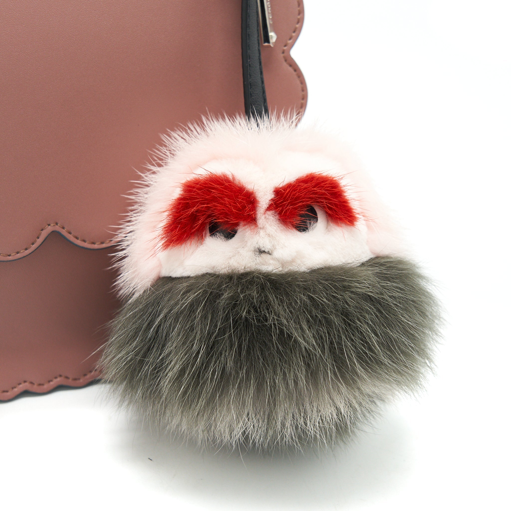 FENDI KAN I WITH EXTRA BAG CHARM PINK