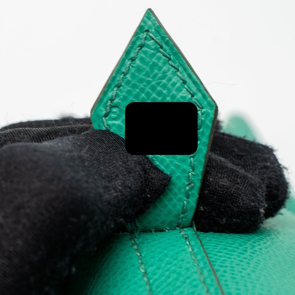 HERMES BOLIDE 25 EPSOM VERT JADE SHW
