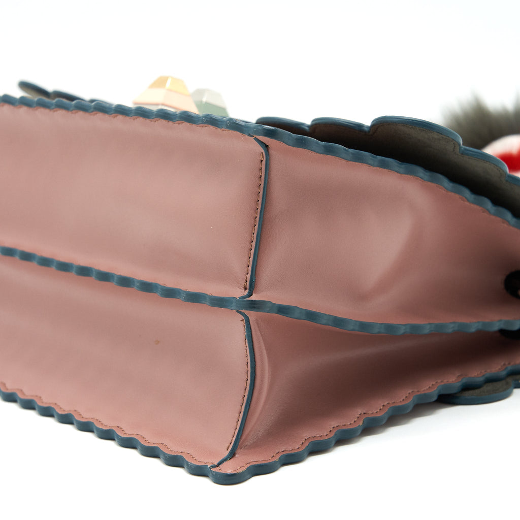 FENDI KAN I WITH EXTRA BAG CHARM PINK