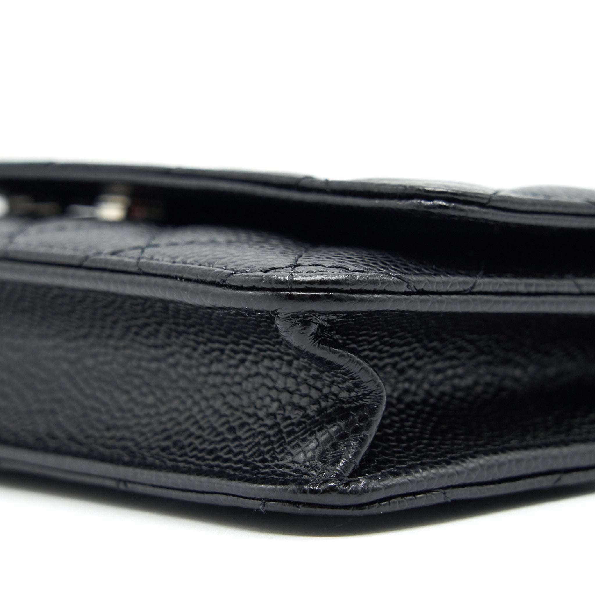 CHANEL WALLET ON CHAIN WOC IN CAVIAR SHW