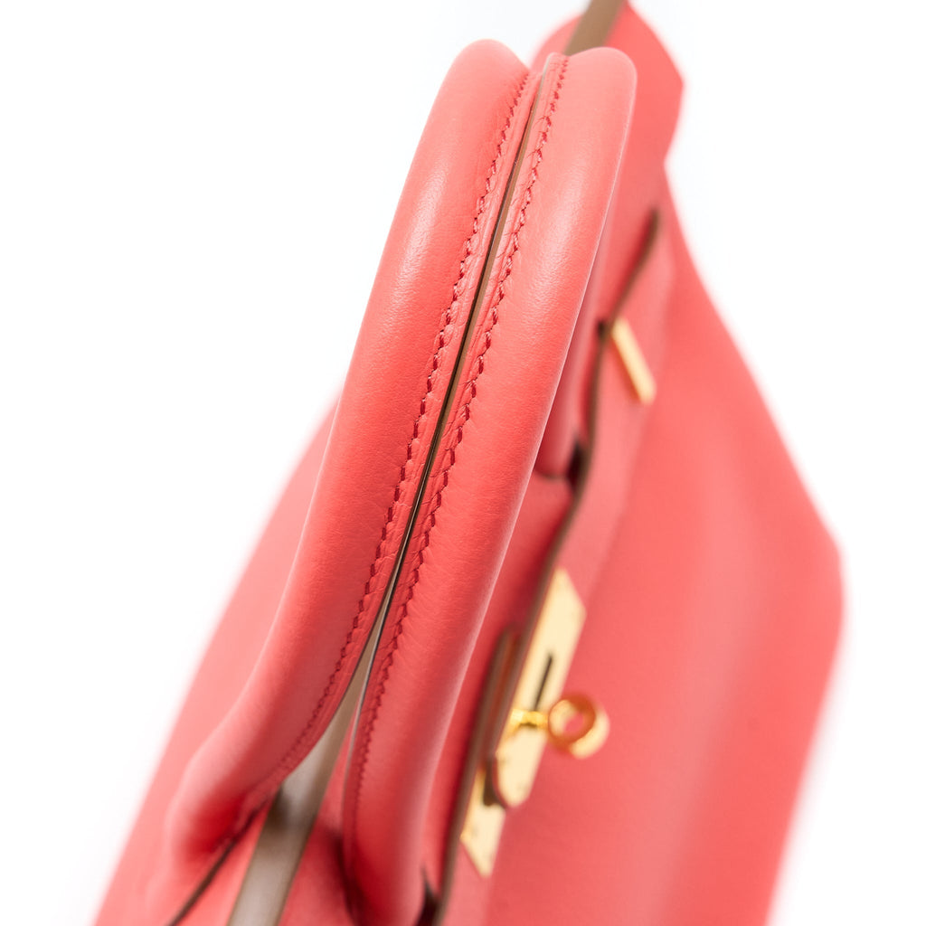 HERMES BIRKIN 30 CLEMENCE T5 ROSE JAIPUR GHW