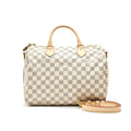 LOUIS VUITTON SPEEDY 30 WITH STRAP DAMIER AZUR CANVAS