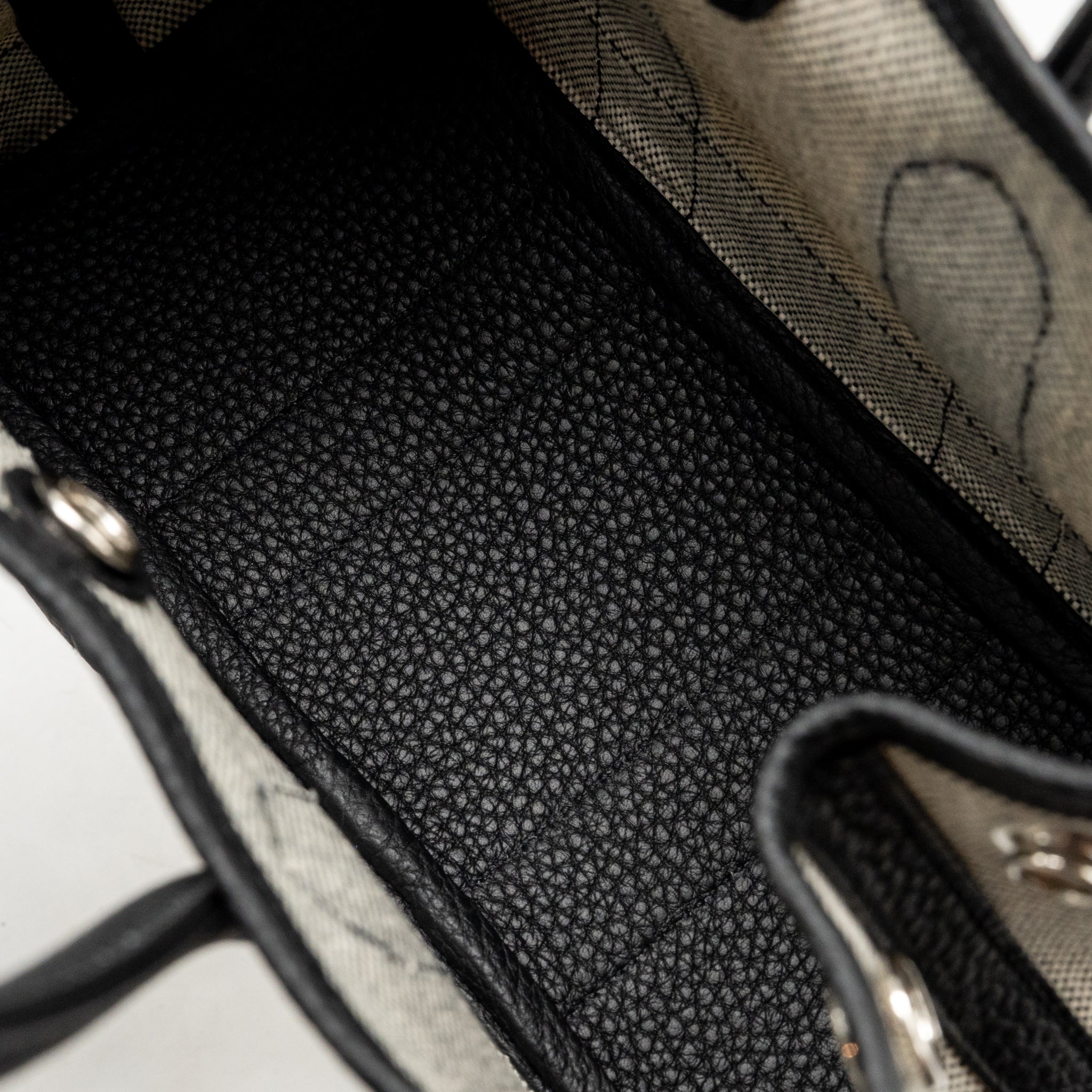 HERMES NEO GARDEN PARTY 23 NEGONDA/CANVAS ECRU/BLACK SHW